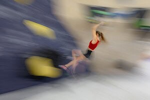 Bouldering i strah od visine pri padu