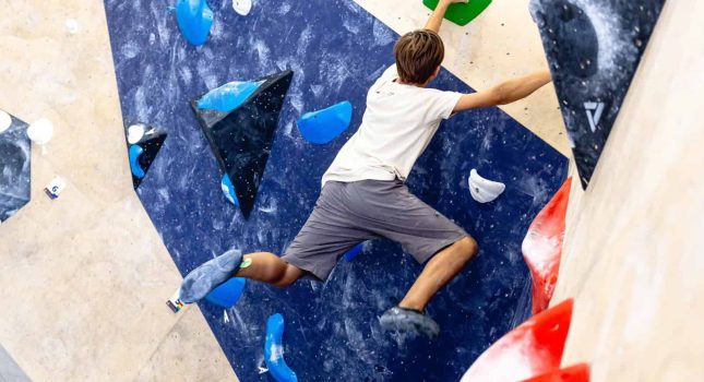 Bouldering i strah od visine u dvorani